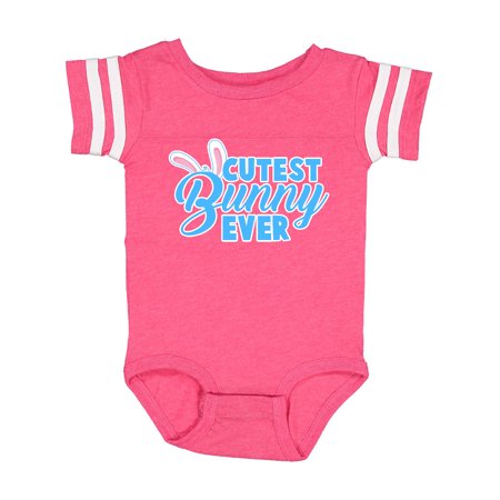 Inktastic Cutest Bunny Ever in Blue Gift Baby Boy Bodysuit