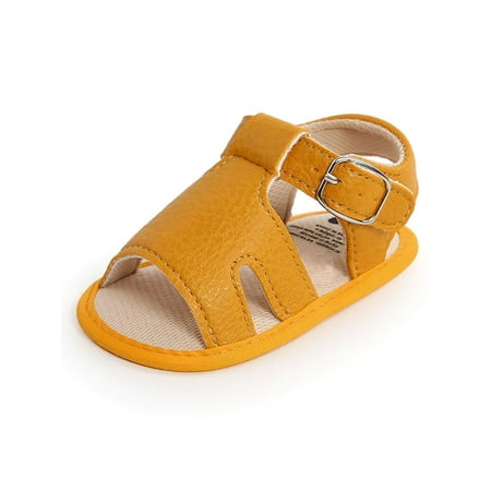 Ritualay Baby Girls Summer Shoe Rubber Sole Flat Sandal Hollow Out Sandals Non-Slip Comfortable Casual Shoes Party Daily First Walkers Flats Yellow 4C
Ritualay Baby Girls Summer Shoe Rubber Sole Flat Sandal Hollow Out Sandals Non-Slip Comfortable Casual Shoes Party Daily First Walkers Flats Yellow 4C