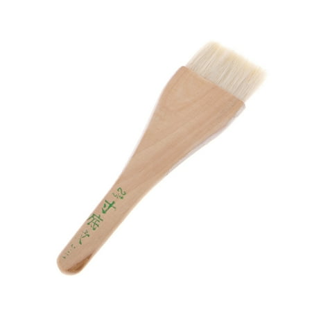 Goat Hair Paint Brush Flat Hake Brushes Professional Artist DIY Handmade Creat