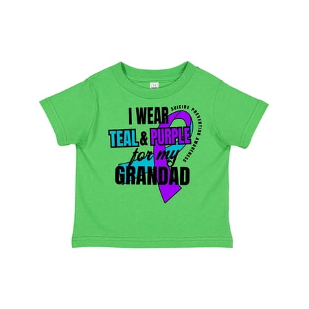 Inktastic Suicide Prevention I Wear Teal and Purple for My Grandad Gift Toddler Boy or Toddler Girl T-Shirt
Inktastic Suicide Prevention I Wear Teal and Purple for My Grandad Gift Toddler Boy or Toddler Girl T-Shirt