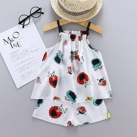 Cuoff Kids Baby Boys Girls Cartoon Strap T shirt +Shorts Pajamas Sleepwear Outfits Set
Cuoff Kids Baby Boys Girls Cartoon Strap T shirt +Shorts Pajamas Sleepwear Outfits Set