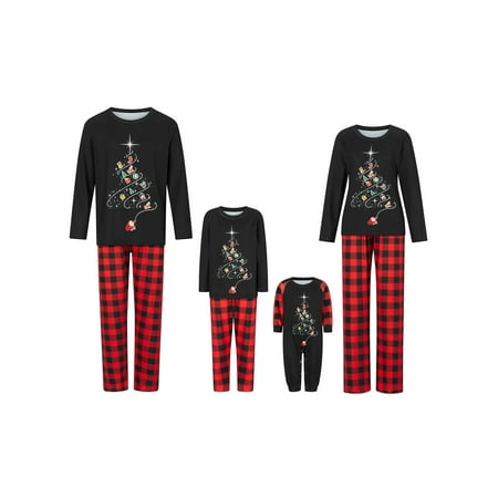 Ma&Baby Family Matching Christmas Pajamas Set Christmas Tree Print Tops Plaid Pants Pjs Sleepwear Loungewear
Ma&Baby Family Matching Christmas Pajamas Set Christmas Tree Print Tops Plaid Pants Pjs Sleepwear Loungewear
