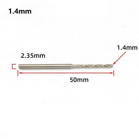 1Pc 2.35mm Shank Straight Handle Drill Bit Woodworking Hss Drill Bit 0.8-2.0mm
1Pc 2.35mm Shank Straight Handle Drill Bit Woodworking Hss Drill Bit 0.8-2.0mm
