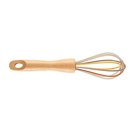 Hi.FANCY Silicone Whisk Manual Wood Handle Egg Beater Blender Handheld Stirring Rod Kitchen Baking Tool 8 inches
Hi.FANCY Silicone Whisk Manual Wood Handle Egg Beater Blender Handheld Stirring Rod Kitchen Baking Tool 8 inches
