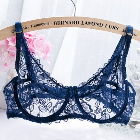 New Women Lace Gauze Bra Push Up 3/4 Cup Hook-and- Eye Breathable Ultra-thin bra Lingerie Underwear
New Women Lace Gauze Bra Push Up 3/4 Cup Hook-and- Eye Breathable Ultra-thin bra Lingerie Underwear