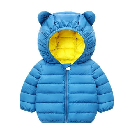 Toddler Kids Baby Boys Girls Winter Warm Jacket Solid Color Coats Outerwear Bear Ears Hooded Padded Children Outwear
Toddler Kids Baby Boys Girls Winter Warm Jacket Solid Color Coats Outerwear Bear Ears Hooded Padded Children Outwear