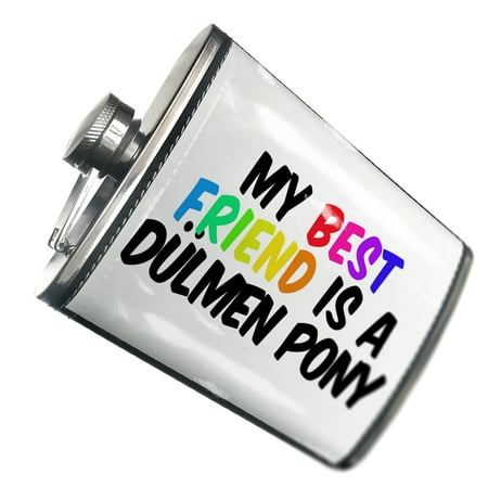 NEONBLOND Flask My best Friend a Dlmen Pony Horse