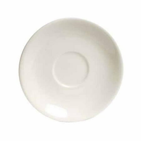 Reno 6.63 in. Wide Rim Plate - White Porcelain - 3 Dozen