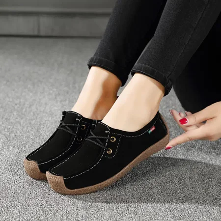 Women‘s Casual Faux Suede Shoes Breathable Lightweight Lace Up Flat Shoes Women‘s Footwear
Women‘s Casual Faux Suede Shoes Breathable Lightweight Lace Up Flat Shoes Women‘s Footwear