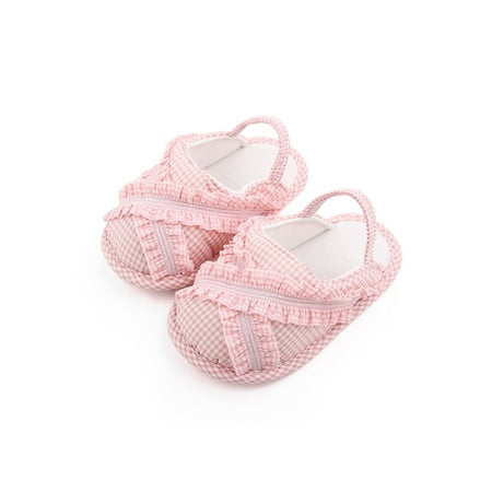Jkerther Baby Baby Girl Soft Soled Toddler Sandals Plaid Non-Slip Cute Elastic Strap Slippers
Jkerther Baby Baby Girl Soft Soled Toddler Sandals Plaid Non-Slip Cute Elastic Strap Slippers