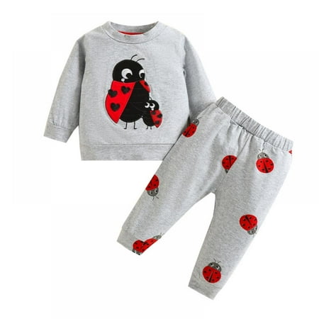 SYNPOS Infant Toddler Boy Cotton Beetle Print Long Sleeve T-Shirt and Long Pants Set 3-24 Months
SYNPOS Infant Toddler Boy Cotton Beetle Print Long Sleeve T-Shirt and Long Pants Set 3-24 Months