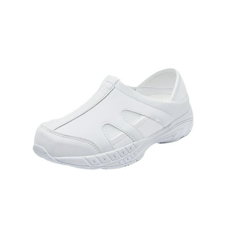 Ymiytan Ladies Flats Slip On Nurse Shoe Round Toe Clogs Sport Comfort Nonslip Flat Slides White 7
Ymiytan Ladies Flats Slip On Nurse Shoe Round Toe Clogs Sport Comfort Nonslip Flat Slides White 7