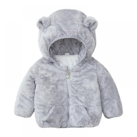 Toddler Boys Girls Hooded Jacket Fleece Hoodie Winter Warm Solid Color Coat Cute Bear Ear Sweater Thick Clothes 2-3 Years
Toddler Boys Girls Hooded Jacket Fleece Hoodie Winter Warm Solid Color Coat Cute Bear Ear Sweater Thick Clothes 2-3 Years