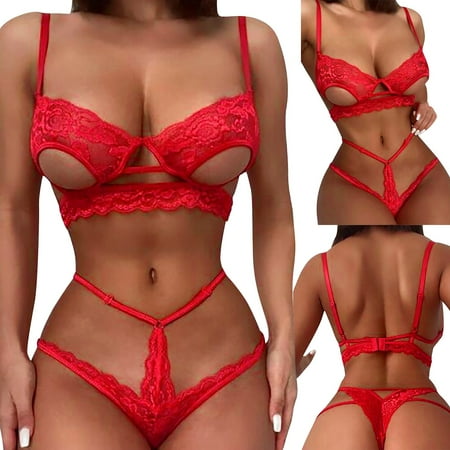 Women s Sexy Lingerie Lace Hollow Perspective Three-point Sexy Underwear Bra Thong Two-piece Suit Please buy one or two sizes up
Women s Sexy Lingerie Lace Hollow Perspective Three-point Sexy Underwear Bra Thong Two-piece Suit Please buy one or two sizes up