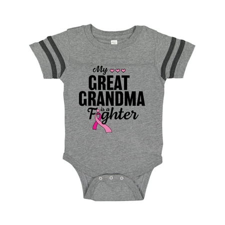Inktastic Breast Cancer Awareness My Great Grandma is a Fighter Gift Baby Boy or Baby Girl Bodysuit
Inktastic Breast Cancer Awareness My Great Grandma is a Fighter Gift Baby Boy or Baby Girl Bodysuit