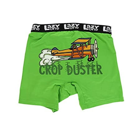 Lazy One Funny Boxer Briefs for Men Underwear for Men Farm Airplane (Crop Duster Small)
Lazy One Funny Boxer Briefs for Men Underwear for Men Farm Airplane (Crop Duster Small)
