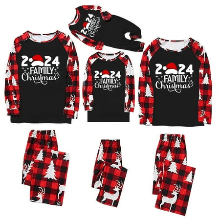 Family Christmas Pjs Matching Sets 2024 Baby Christmas Baby Romper Matching Jammies Holiday Xmas Sleepwear Set Nightwear Outfits Warm Home Clothes Multicolor 18-24 Months
Family Christmas Pjs Matching Sets 2024 Baby Christmas Baby Romper Matching Jammies Holiday Xmas Sleepwear Set Nightwear Outfits Warm Home Clothes Multicolor 18-24 Months