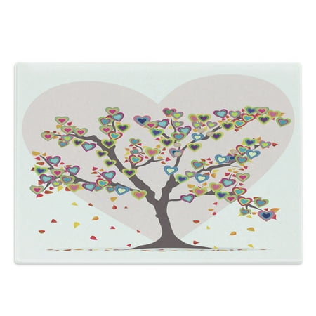 Love Cutting Board Tree with Leaves and Hearts Love Adore Celebrating Anniversary Art Print Decorative Tempered Glass Cutting and Serving Board Large Size Multicolor by Ambesonne
Love Cutting Board Tree with Leaves and Hearts Love Adore Celebrating Anniversary Art Print Decorative Tempered Glass Cutting and Serving Board Large Size Multicolor by Ambesonne