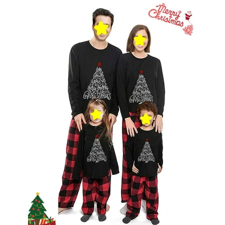 Family Matching Christmas Pajamas Sets Xmas Tree Print Tops Plaid Pants Holiday Sleepwear Loungewear Jammies Pjs Outfit
Family Matching Christmas Pajamas Sets Xmas Tree Print Tops Plaid Pants Holiday Sleepwear Loungewear Jammies Pjs Outfit