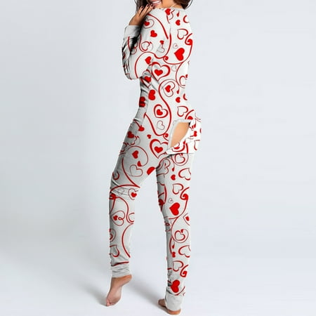 Aayomet Pajamas For Women Women s Oh Deer Flapjack Pajamas - Buffalo Plaid Adult One Piece PJs - Soft Comfy Holiday Jumpsuit by Silver Lilly White L
Aayomet Pajamas For Women Women s Oh Deer Flapjack Pajamas - Buffalo Plaid Adult One Piece PJs - Soft Comfy Holiday Jumpsuit by Silver Lilly White L