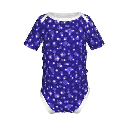 Adobk Beautiful Purple Snowflakes Print Baby Climbing Clothes Jumpsuit Rompers Classic Rompers Child Short sleeve Bodysuits-6 Months
Adobk Beautiful Purple Snowflakes Print Baby Climbing Clothes Jumpsuit Rompers Classic Rompers Child Short sleeve Bodysuits-6 Months