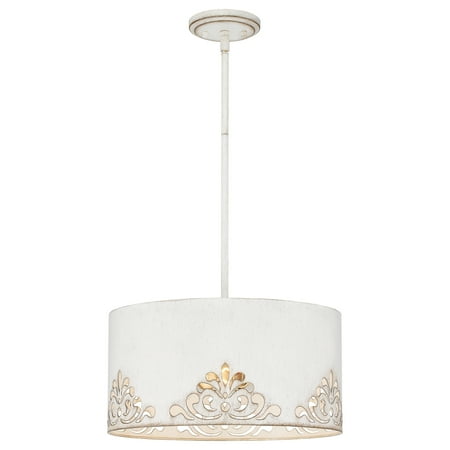 Ashley Harbour Cady 3-Light Antique White Pendant