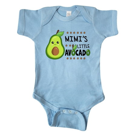 Inktastic Mimi s Little Avocado with Cute Baby Avocado Gift Baby Boy or Baby Girl Bodysuit