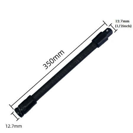 1PC 1/2inch Driver Flexible Long Socket Extension Rod Adapter Ratchet Wrench