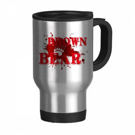 Outline Brown Bear Foot Travel Mug Flip Lid Stainless Steel Cup Car Tumbler Thermos
Outline Brown Bear Foot Travel Mug Flip Lid Stainless Steel Cup Car Tumbler Thermos