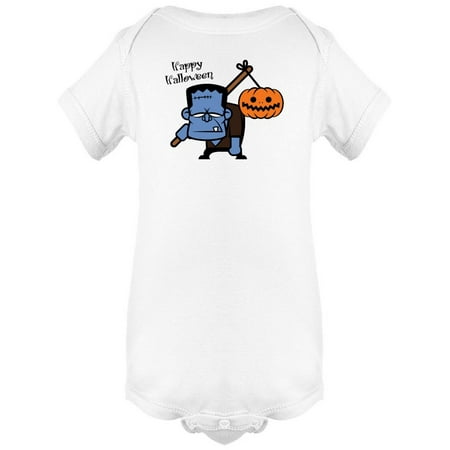Happy Halloween Monster Doodle Bodysuit Infant -Image by Shutterstock 6 Months