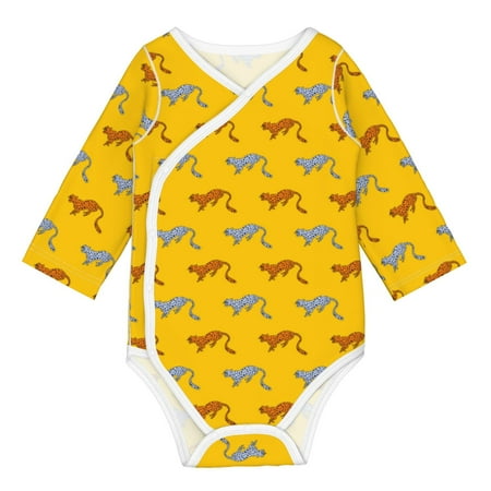 Matuu Leopard Print for Baby Long-Sleeve Bodysuit Soft Cotton Comfortable and Breathable Perfect for Newborns and Infants
Matuu Leopard Print for Baby Long-Sleeve Bodysuit Soft Cotton Comfortable and Breathable Perfect for Newborns and Infants