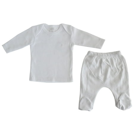 Bambini White Long Sleeve T-Shirt & Closed-Toe Pants 2pc Outfit Set (Baby Boys or Baby Girls Unisex)
Bambini White Long Sleeve T-Shirt & Closed-Toe Pants 2pc Outfit Set (Baby Boys or Baby Girls Unisex)