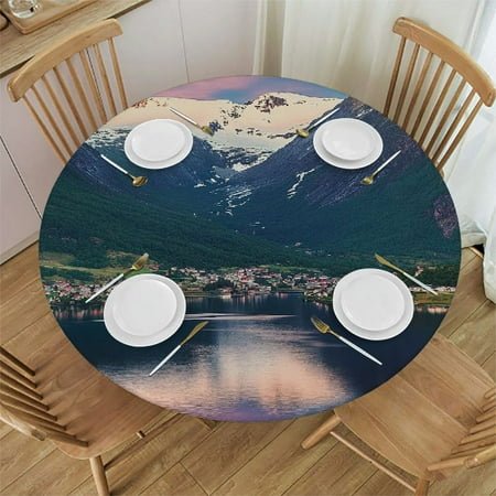Round Fitted Tablecloth with Elastic Round Outdoor Tablecloth Round Elastic Tablecloth for Round Tables Waterproof Wipeable Tablecloth for Picnic Camping Dinner (Blue M-(45 -52 ))
Round Fitted Tablecloth with Elastic Round Outdoor Tablecloth Round Elastic Tablecloth for Round Tables Waterproof Wipeable Tablecloth for Picnic Camping Dinner (Blue M-(45 -52 ))