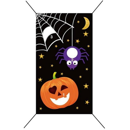 Halloween Throwing Game Flags Sandbag Game Flags Funny Toss Pendant Decor Delicate Games Toss Hanging With 3pcs Sandbag for Holiday Outdoor Indoor Home (Sandbag Random Color 2#)
Halloween Throwing Game Flags Sandbag Game Flags Funny Toss Pendant Decor Delicate Games Toss Hanging With 3pcs Sandbag for Holiday Outdoor Indoor Home (Sandbag Random Color 2#)