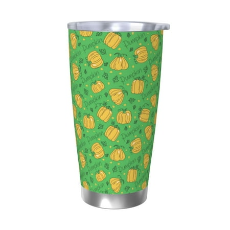 Tideii Pumpkin Leaves for 20OZ Car Cup Stainless Steel Cold and Hot Cup with Lid Suitable for Outdoor and Home Unisex-Without Straw
Tideii Pumpkin Leaves for 20OZ Car Cup Stainless Steel Cold and Hot Cup with Lid Suitable for Outdoor and Home Unisex-Without Straw