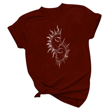 YFPWM Women s Shirt Halloween Tees Tie-dye Print T-shirt Letter Printing Pajama Tie-dye Leopard T-shirts Cotton Letter Print Shirt Contrast Patchwork T-shirt Vacation Classic-fit Shirt
YFPWM Women s Shirt Halloween Tees Tie-dye Print T-shirt Letter Printing Pajama Tie-dye Leopard T-shirts Cotton Letter Print Shirt Contrast Patchwork T-shirt Vacation Classic-fit Shirt