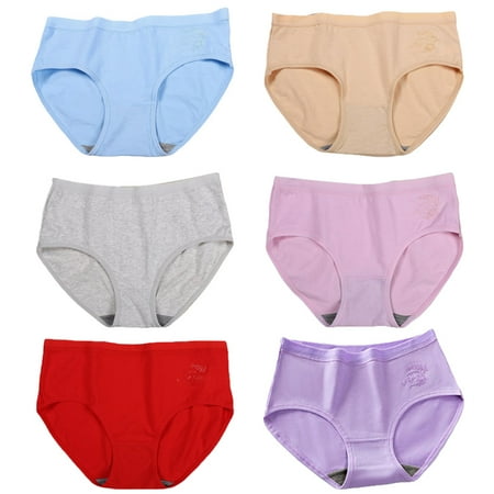LAST CLANCE SALE! Women Underwear Mid Waist Cotton Briefs Ladies Panties Tummy Control Panty Full Coverage 6 Pieces L
LAST CLANCE SALE! Women Underwear Mid Waist Cotton Briefs Ladies Panties Tummy Control Panty Full Coverage 6 Pieces L