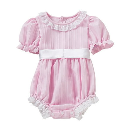 XYIJANI Baby Onsies Summer Baby Clothing Lace Lace Round Neck Romper Solid Sleeve Waist Strap Fashionable Baby Fashion Baby Girl Sleepers 0-3 Months 18-24 Month Boy Clothes (Pink 74)
XYIJANI Baby Onsies Summer Baby Clothing Lace Lace Round Neck Romper Solid Sleeve Waist Strap Fashionable Baby Fashion Baby Girl Sleepers 0-3 Months 18-24 Month Boy Clothes (Pink 74)