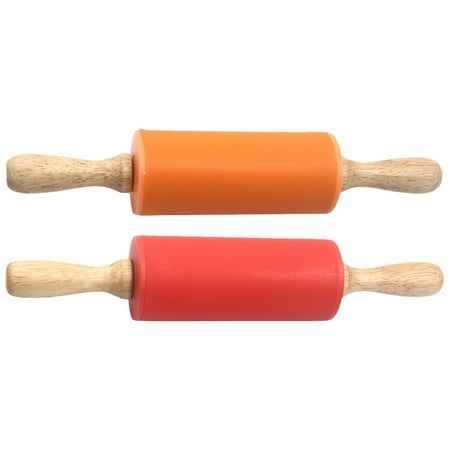 2Pcs Dough Rolling Pins Silicone Dough Roller Pin for Baking Pizza Cookie Baking Tools
2Pcs Dough Rolling Pins Silicone Dough Roller Pin for Baking Pizza Cookie Baking Tools