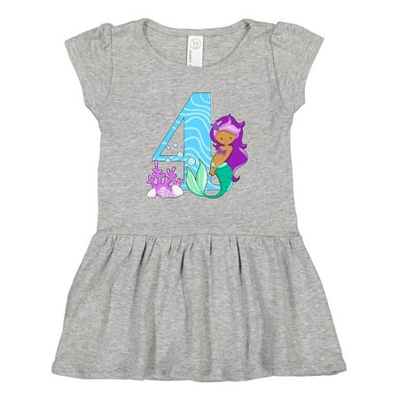 Inktastic Fourth Birthday Mermaid Gift Toddler Girl Dress
Inktastic Fourth Birthday Mermaid Gift Toddler Girl Dress