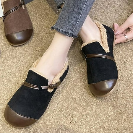 FITORON Ankle Boots for Women- Winter Fleece Vintage Frosted Round Head Soft Soles Casual Shoes Black 36
FITORON Ankle Boots for Women- Winter Fleece Vintage Frosted Round Head Soft Soles Casual Shoes Black 36