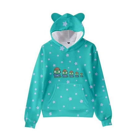 THE WILD General Children s Sweater Cartoon Printing Cute Cat Ear Hat Long Sleeve Sweater
THE WILD General Children s Sweater Cartoon Printing Cute Cat Ear Hat Long Sleeve Sweater