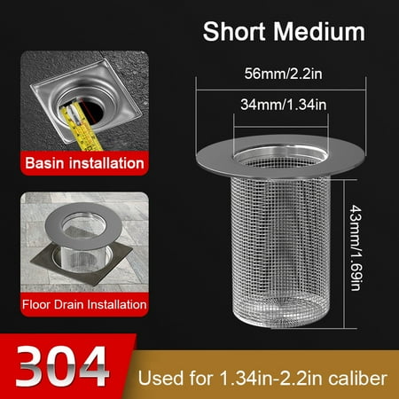 1 Pc Kitchen Bathroom Anti-blocking And Anti-odor Floor Drain Floor Drain Fine Mesh Filter Sewer Filter Bathroom Floor Drain Mesh Filter Floor Drain Sink
1 Pc Kitchen Bathroom Anti-blocking And Anti-odor Floor Drain Floor Drain Fine Mesh Filter Sewer Filter Bathroom Floor Drain Mesh Filter Floor Drain Sink