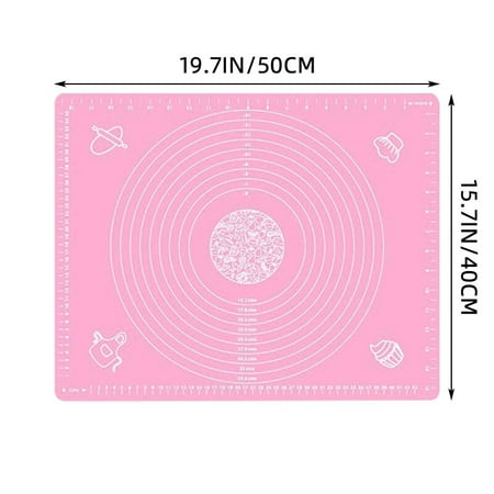 Large Silicone Mat Kitchen Dough Dough Baking Mat Cooking Cake Pastry Non-stick Rolling Dough Pad Tool Sheet Accessories
Large Silicone Mat Kitchen Dough Dough Baking Mat Cooking Cake Pastry Non-stick Rolling Dough Pad Tool Sheet Accessories
