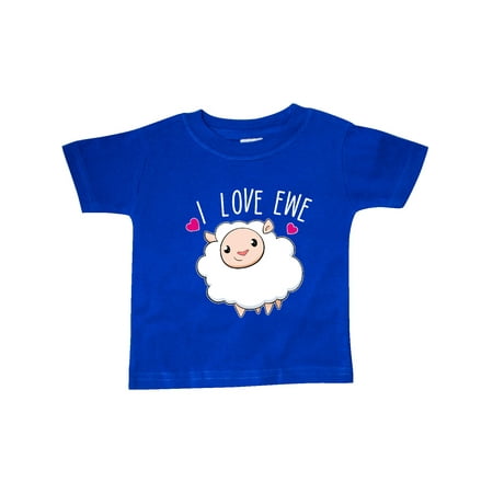 Inktastic I Love Ewe- cute sheep Gift Baby Boy or Baby Girl T-Shirt