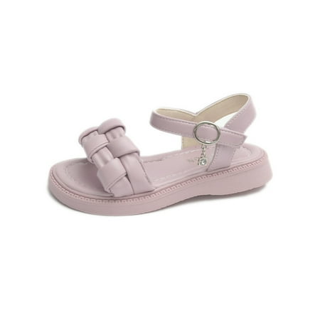 Daeful Girls Flat Sandals Summer Princess Shoes Braid Strap Dress Sandal Comfort Beach Kids Fashion Purple 12C
Daeful Girls Flat Sandals Summer Princess Shoes Braid Strap Dress Sandal Comfort Beach Kids Fashion Purple 12C