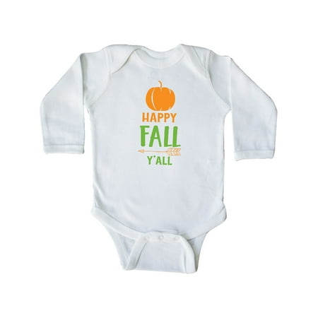 Inktastic Happy Fall Y all Pumpkin Arrow - Orange Green Gift Baby Boy or Baby Girl Long Sleeve Bodysuit
Inktastic Happy Fall Y all Pumpkin Arrow - Orange Green Gift Baby Boy or Baby Girl Long Sleeve Bodysuit