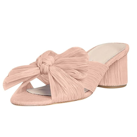 Cuhas Wide Sandals for Women SlippersWomen s Fashion Sandals Thick Heel Bow Silk Sandals Retro Buckle Shoes
Cuhas Wide Sandals for Women SlippersWomen s Fashion Sandals Thick Heel Bow Silk Sandals Retro Buckle Shoes