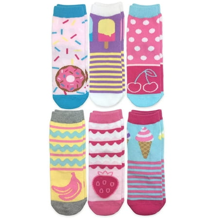 Jefferies Socks Little Girl s Sweat Treats Ice Cream/Donuts Fashion Crew Socks 6 Pair Pack Sockshosiery Multi Medium
Jefferies Socks Little Girl s Sweat Treats Ice Cream/Donuts Fashion Crew Socks 6 Pair Pack Sockshosiery Multi Medium
