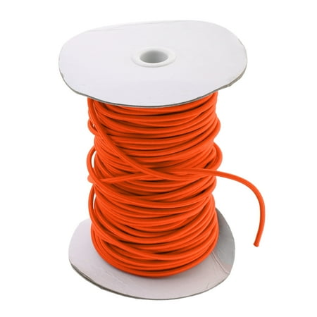 4mm Elastic Rope Marine Shock Cord - Roof Racks 50m Orange